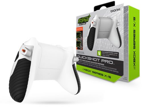 Bionik BNK-9074 Quickshot Pro Xbox Series Fekete & Fehér Kontroller Ravasz Kiegészítőcsomag