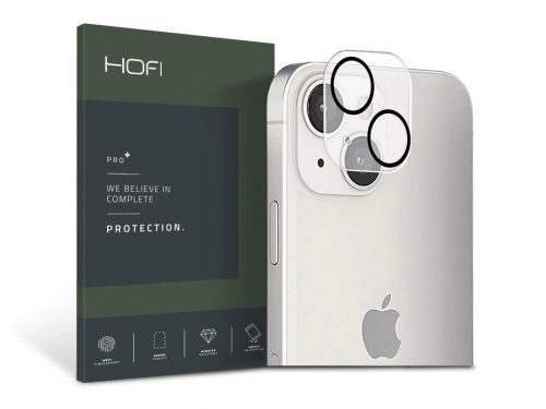 HOFI Cam Pro+ hátsó kameralencse védő edzett üveg - Apple iPhone 13/13 Mini - 14/14 Plus - 15/15 Plus - átlátszó                                                9589046924651