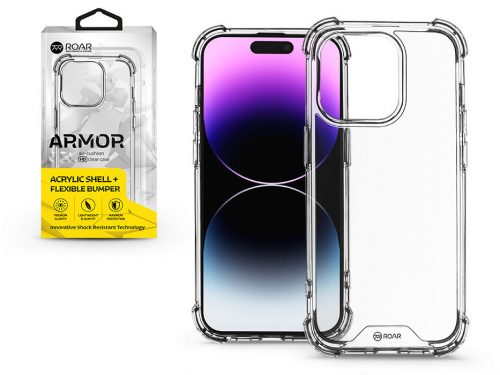 Apple iPhone 14 Pro szilikon hátlap - Roar Armor Gel - átlátszó