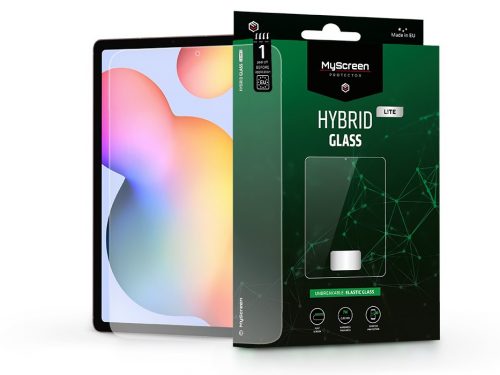 Samsung Galaxy Tab S6 Lite 10.4 rugalmas üveg képernyővédő fólia - MyScreen     Protector Hybrid Glass Lite - átlátszó