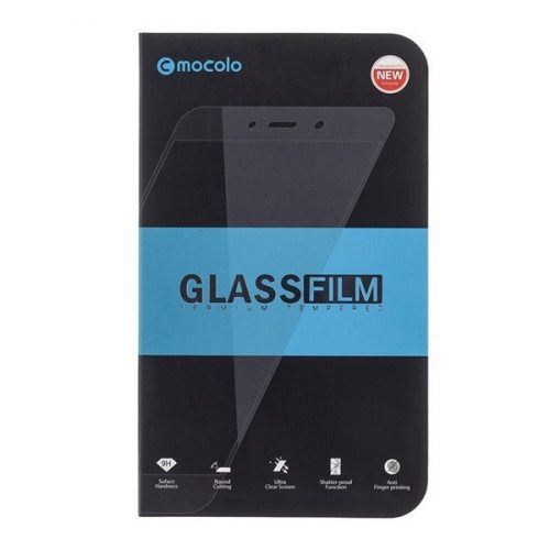 Samsung Galaxy A42 5G / M42 5G SM-A426B / M426B, Kijelzővédő fólia, ütésálló fólia (az íves részre is!), Tempered Glass (edzett üveg), 5D, Full Glue, Mocolo, fekete