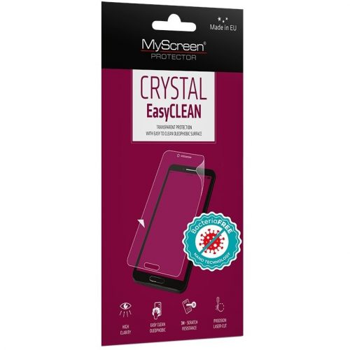 Apple iPhone 7 / 8 / SE (2020) / SE (2022), Kijelzővédő fólia (az íves részre NEM hajlik rá!), MyScreen Protector Antibacterial, Clear Prémium