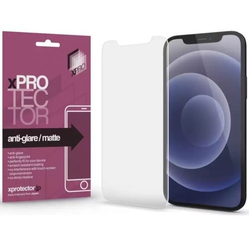 Apple iPhone 13 / 13 Pro / 14 / 16e, Kijelzővédő fólia (az íves részre NEM hajlik rá!), Xprotector Matte, Clear Prémium